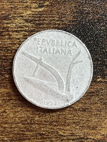 1952 italia dieci lire - italia,