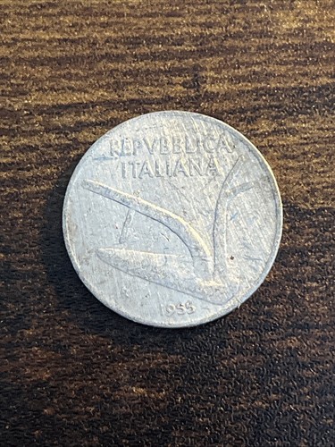 1955 italia dieci - 10, lire