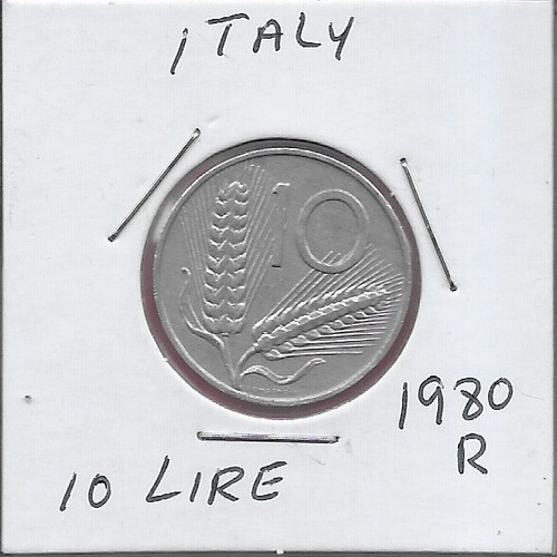 Aratro italia lire 1980r - italia,