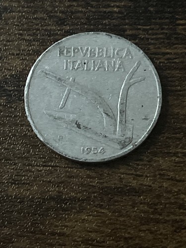 Aratro alluminio lire 1954 - aratro,