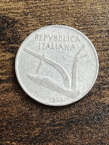 1955 italia dieci lire - italia,