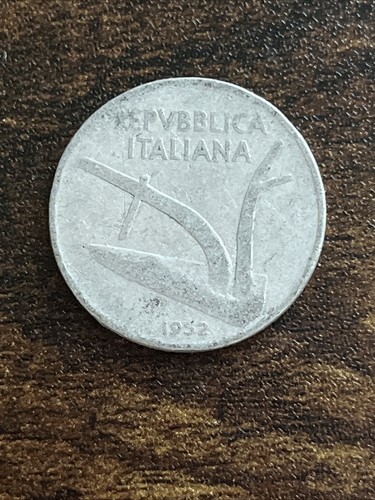 Aratro alluminio dieci lire - dieci,