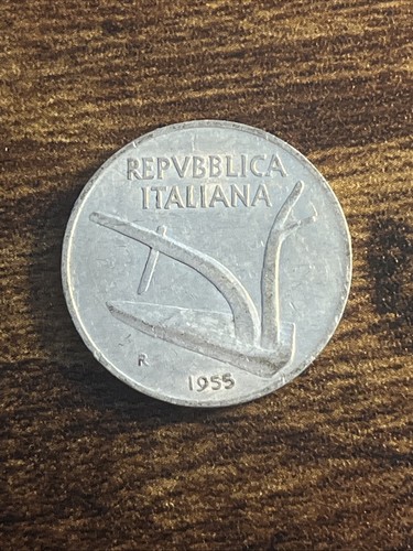 1955 italia dieci lire - italia,