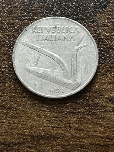Aratro alluminio lire 1954 - alluminio,