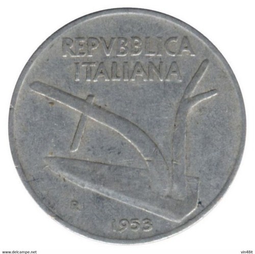 1953 italia moneta - italia,