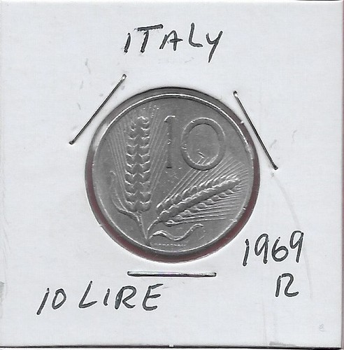 Aratro italia lire - lire, 1969r