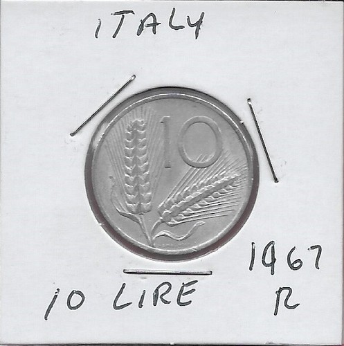 Italia lire 1967r aratro - lire,