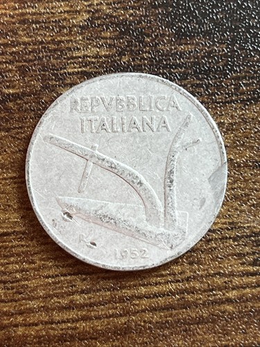 1952 italia dieci lire - italia,