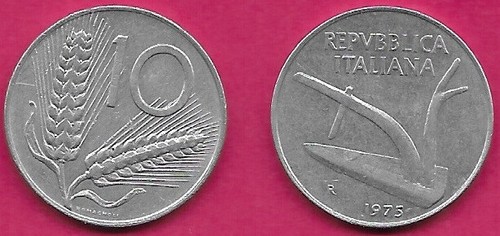 Italia lire 1975r - italia,