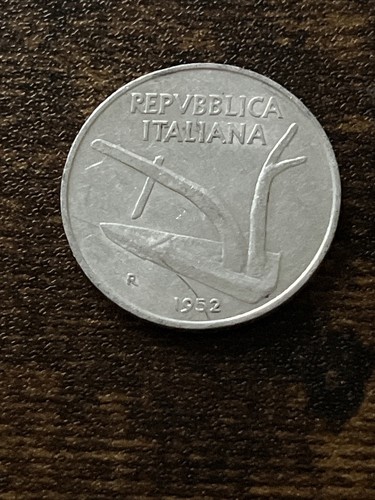 Aratro alluminio lire 1952 - aratro,