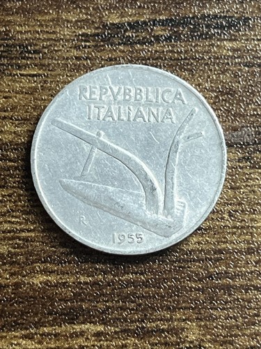 1955 italia dieci lire - 1955, 10