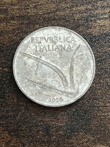 1955 italia dieci - italia, lire
