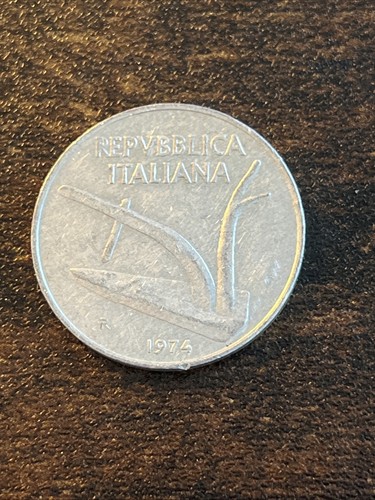 1974 italia dieci lire - 1974,