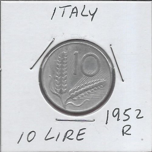 Italia lire 1952r - italia, 10