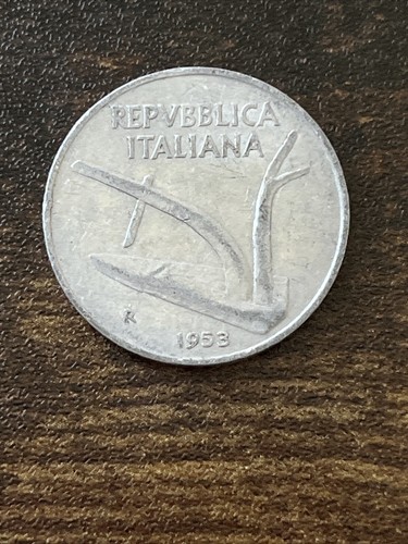 1953 italia lire alluminio - 1953, 10
