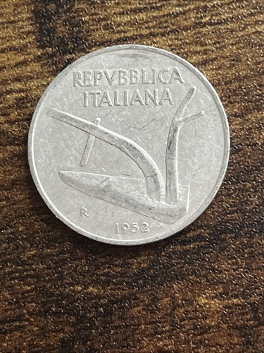 1952 italia dieci lire - italia,