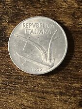 1955 Italia 10 Lire Alluminio