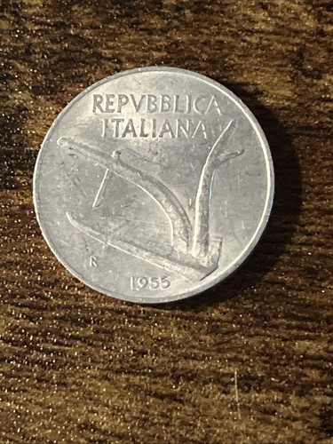 1955 italia lire alluminio - 10,